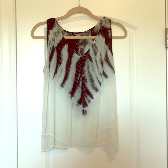 Casual Studio V-Neck Double Twin Layer Blouse - Picture 3 of 5